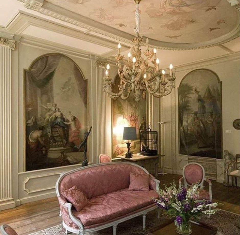 Стиль рококо в интерьере