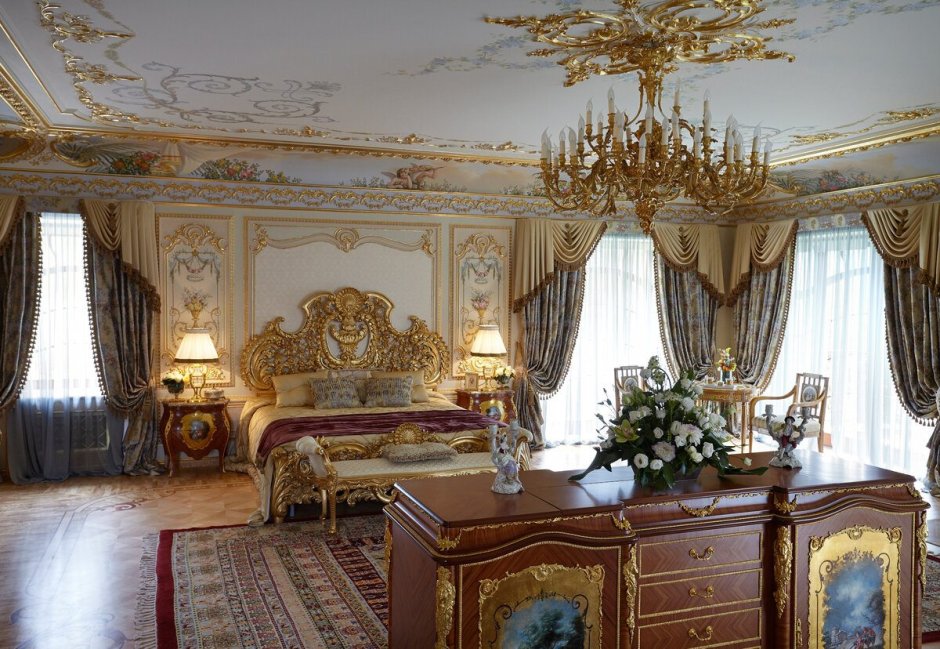 Спальня рокко бароко золото