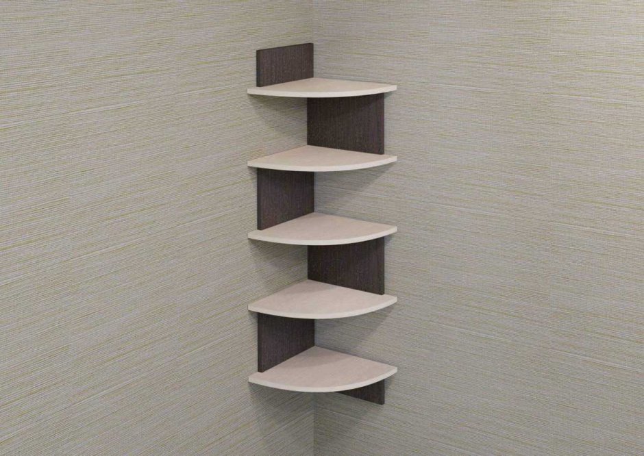 Полка Тутси настенная угловая