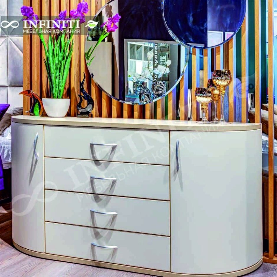 Валенсия комод радиусный 633.320