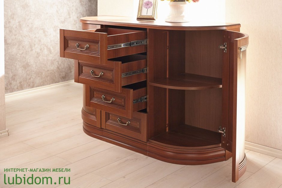 Валенсия комод радиусный 633.320