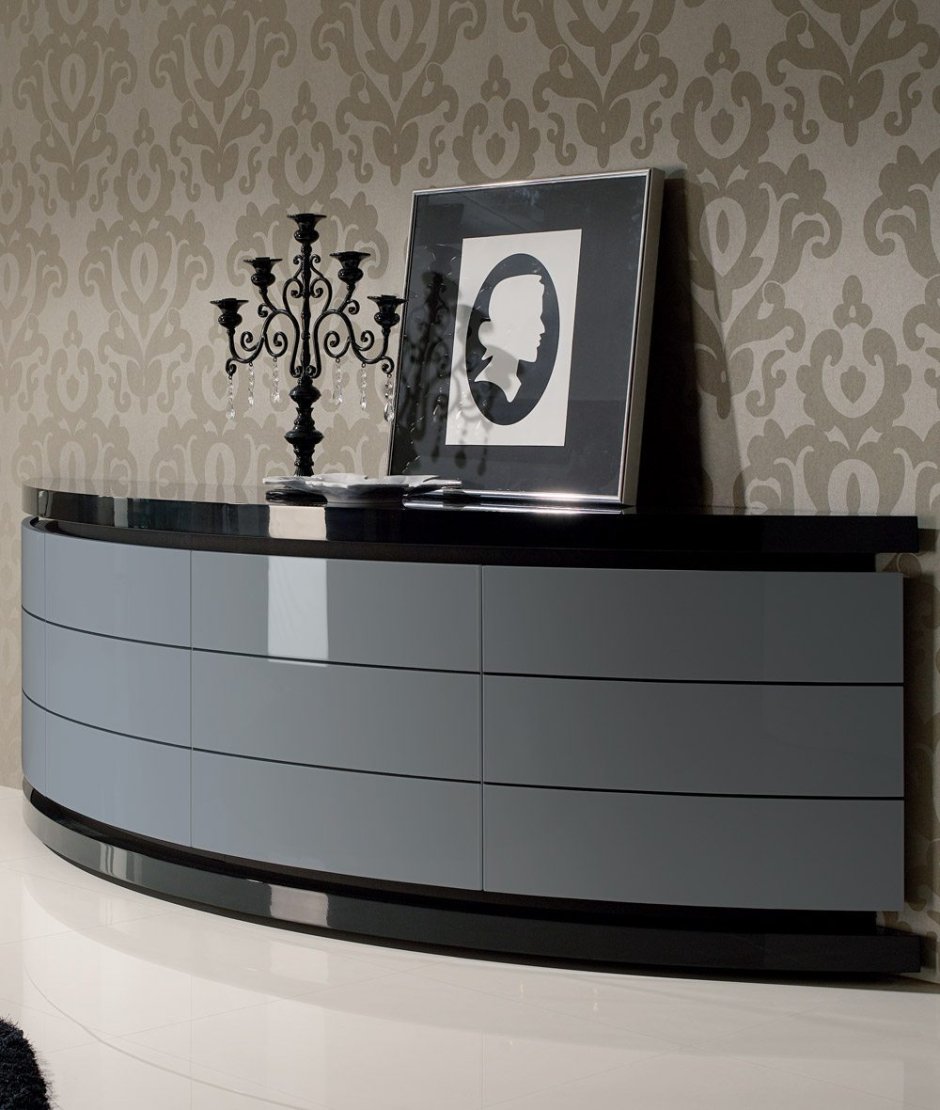 Тумба под телевизор полукруглая