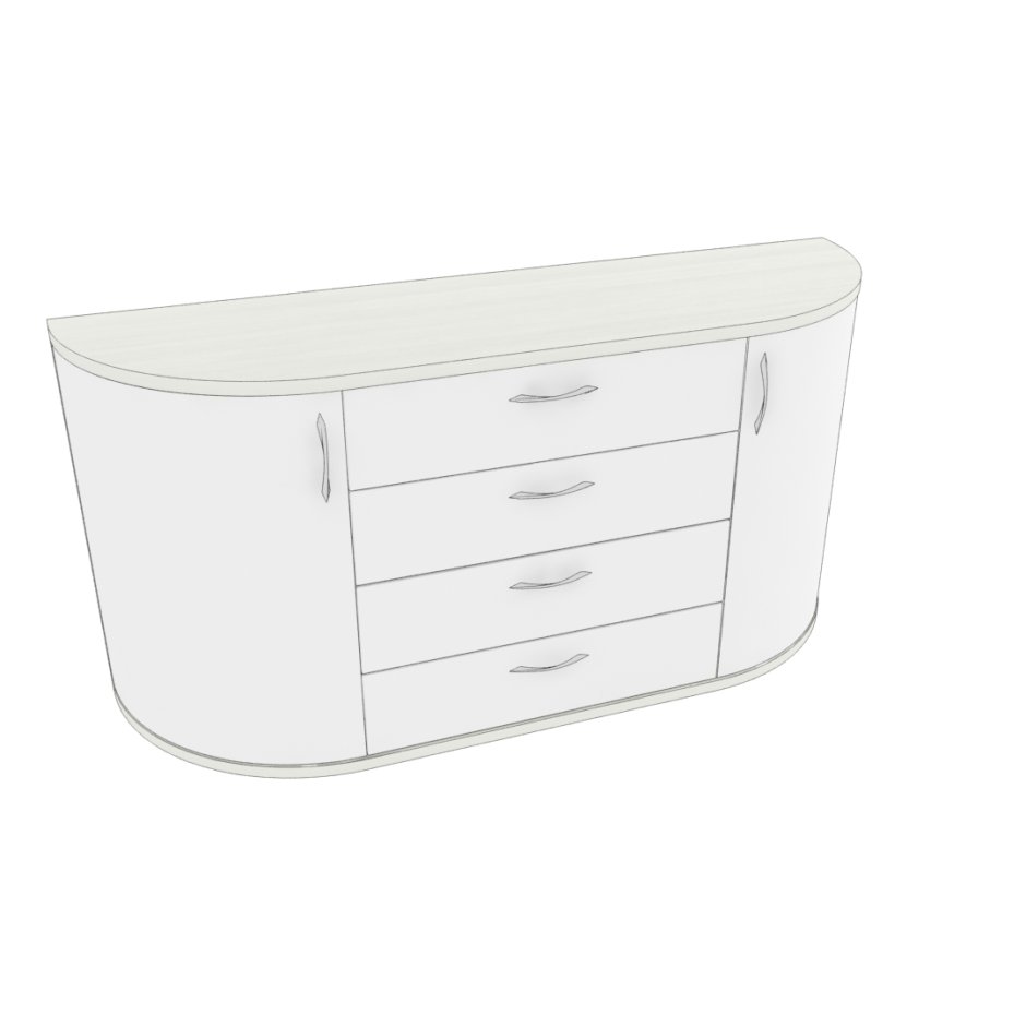 Полукруглые комоды в прихожую