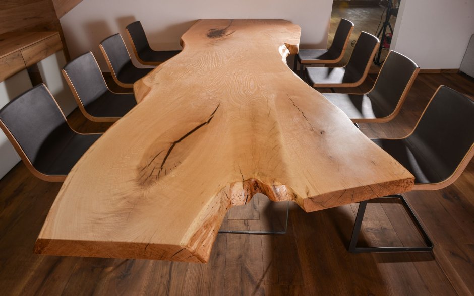 Деревянный стол лофт мебель