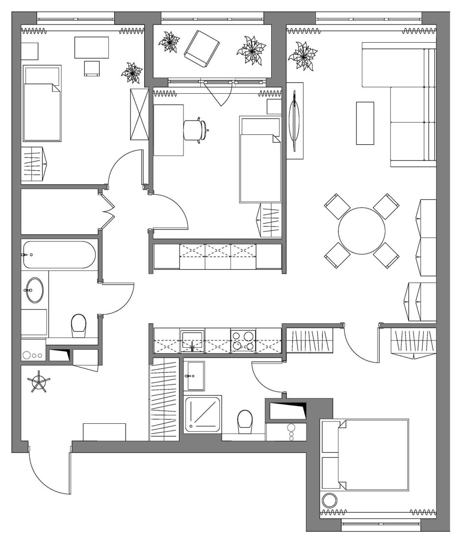 Визуализация прихожей