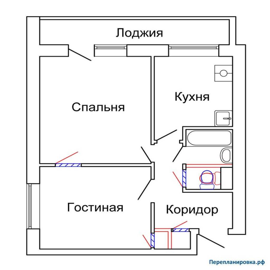 План офисного помещения