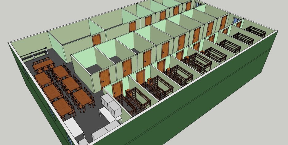 Прихожая в трехкомнатной квартире