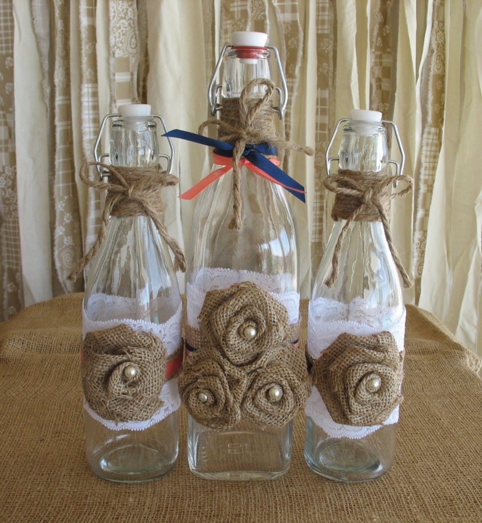 Бутылка из Мешковины