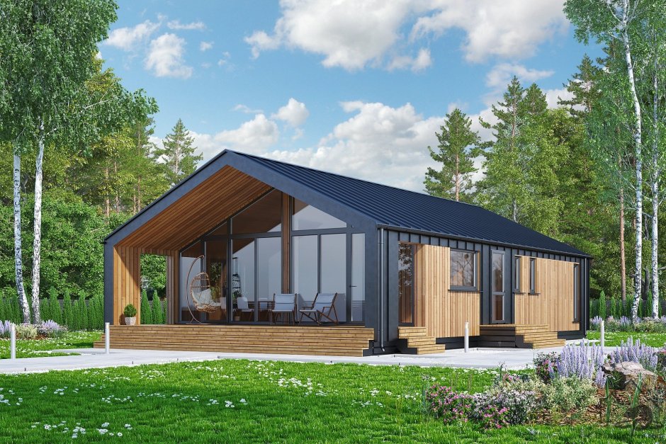 Barn House с террасой