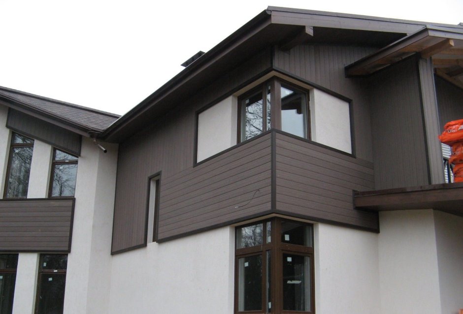 ДПК планкен и штукатурка