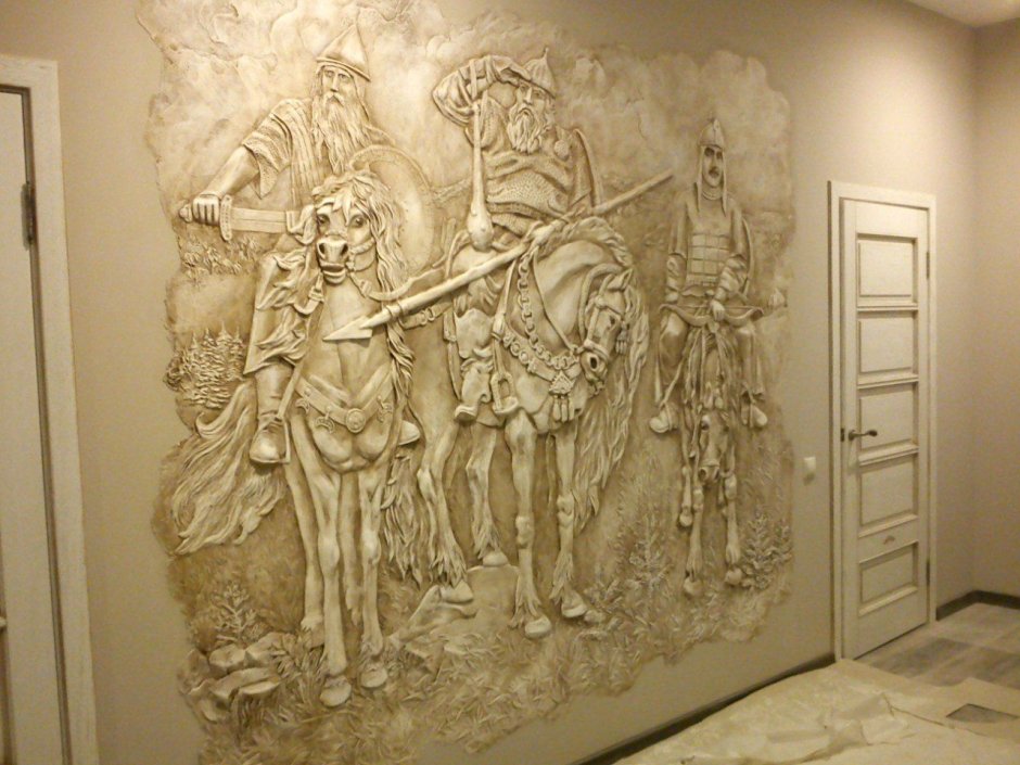 Барельеф с натуры Шубин