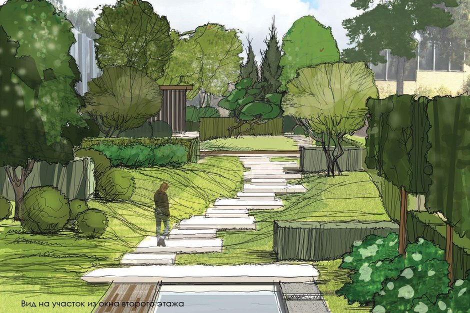 Кен Накадзима ландшафтный Архитектор