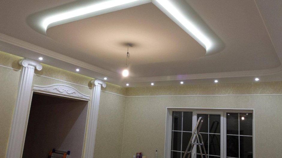 Потолки из гипсокартона