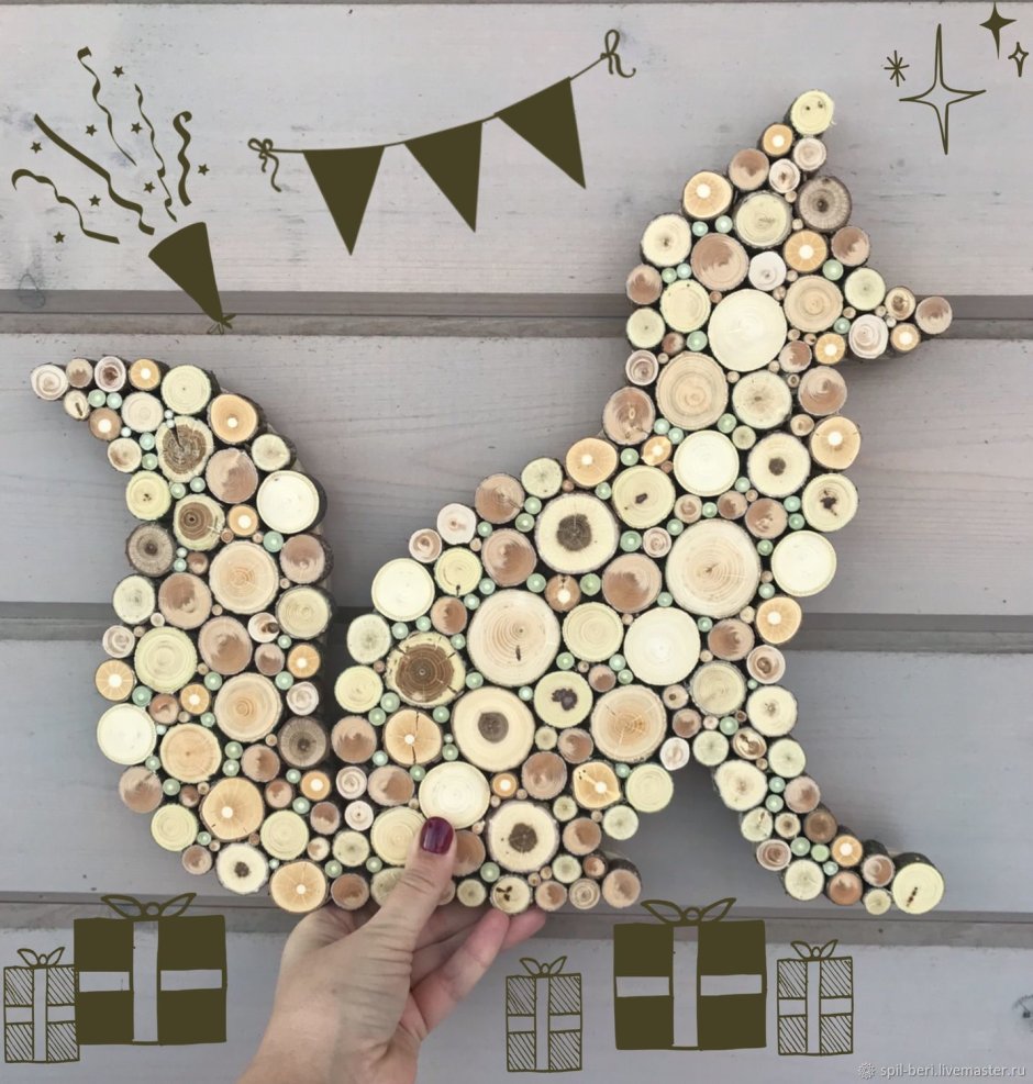 Срез дерева для декора