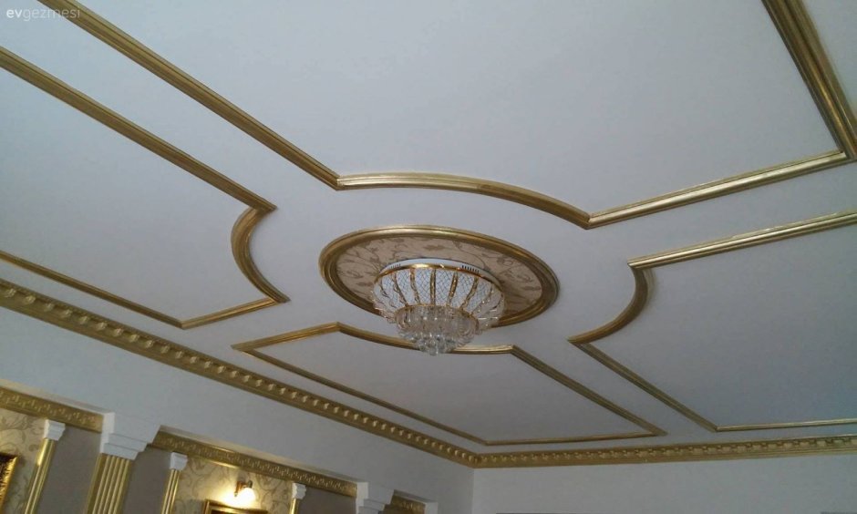 Фигурный потолок МДФ