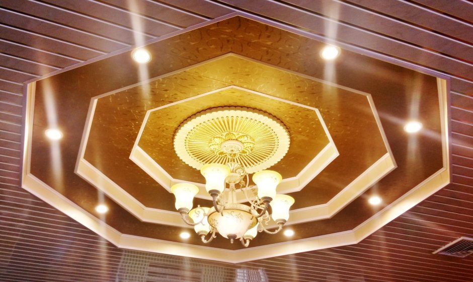 Потолки красивые из МДФ
