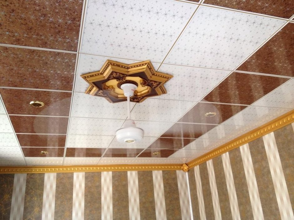 Потолок из пластика