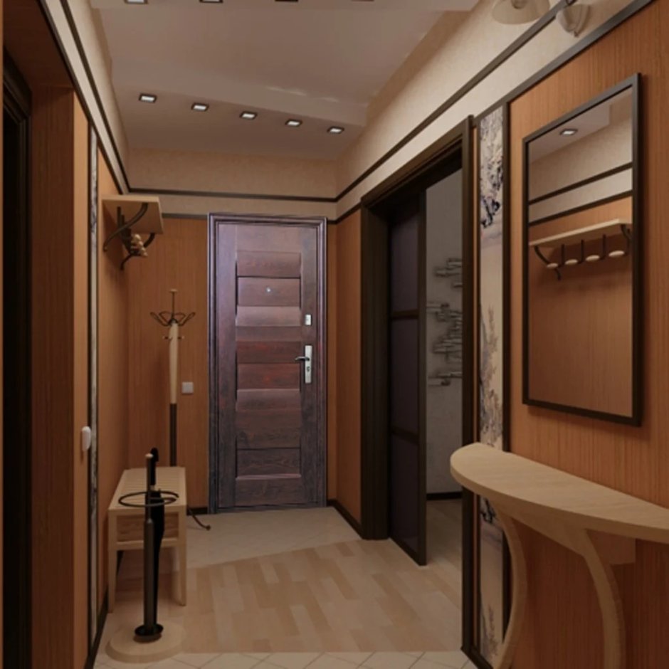 Ремонт в коридоре эконом вариант