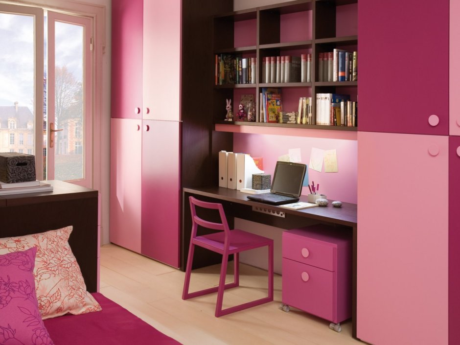 Мебель для подростка девочки для маленькой комнаты