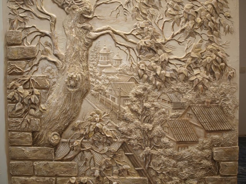 Барельеф Сакура