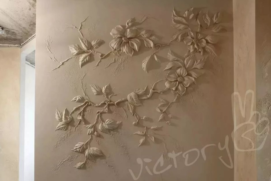 Панно из штукатурки на стену