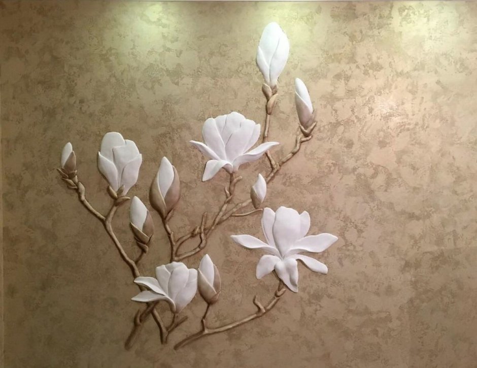 Объемное дерево на стене