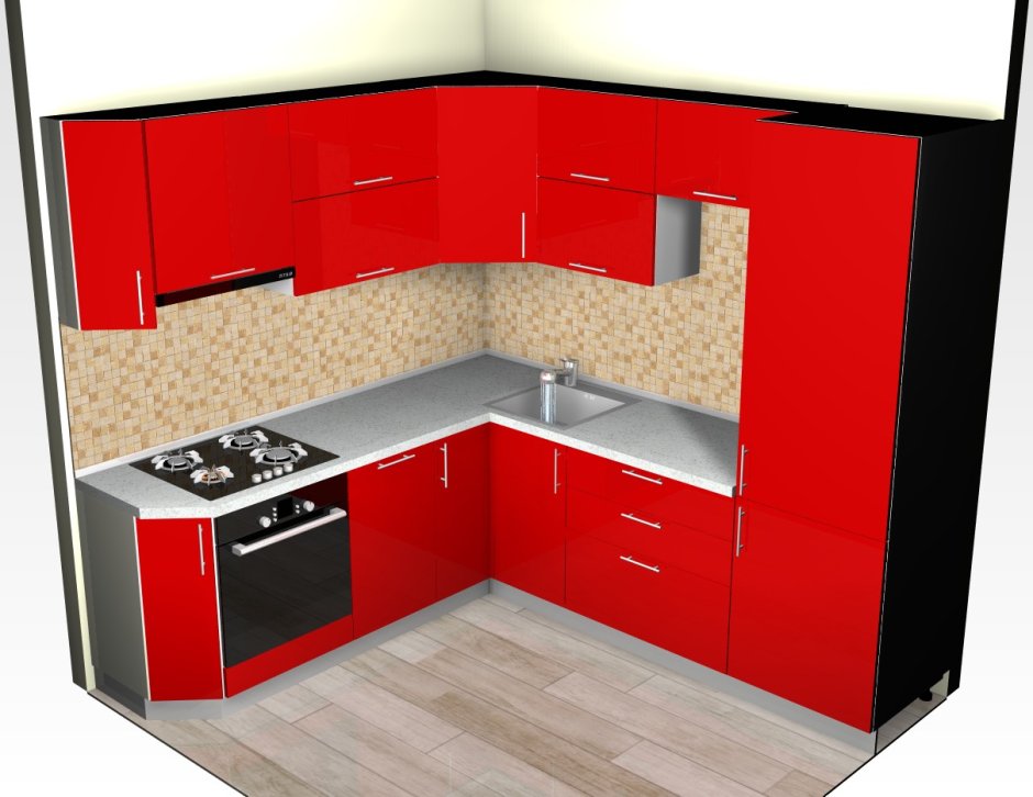 Много мебели кухни угловые