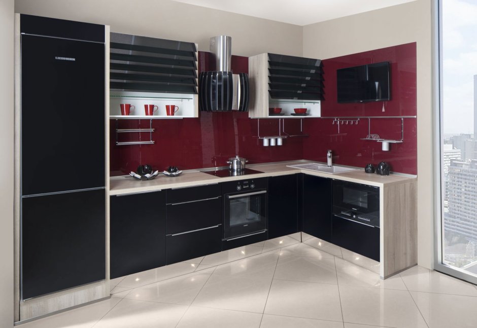 Встроенные кухонные гарнитуры