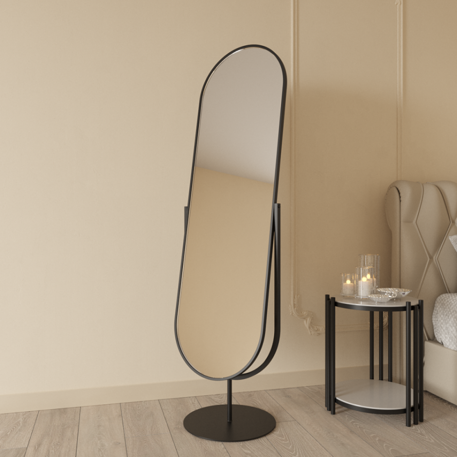 Зеркало полукруглое