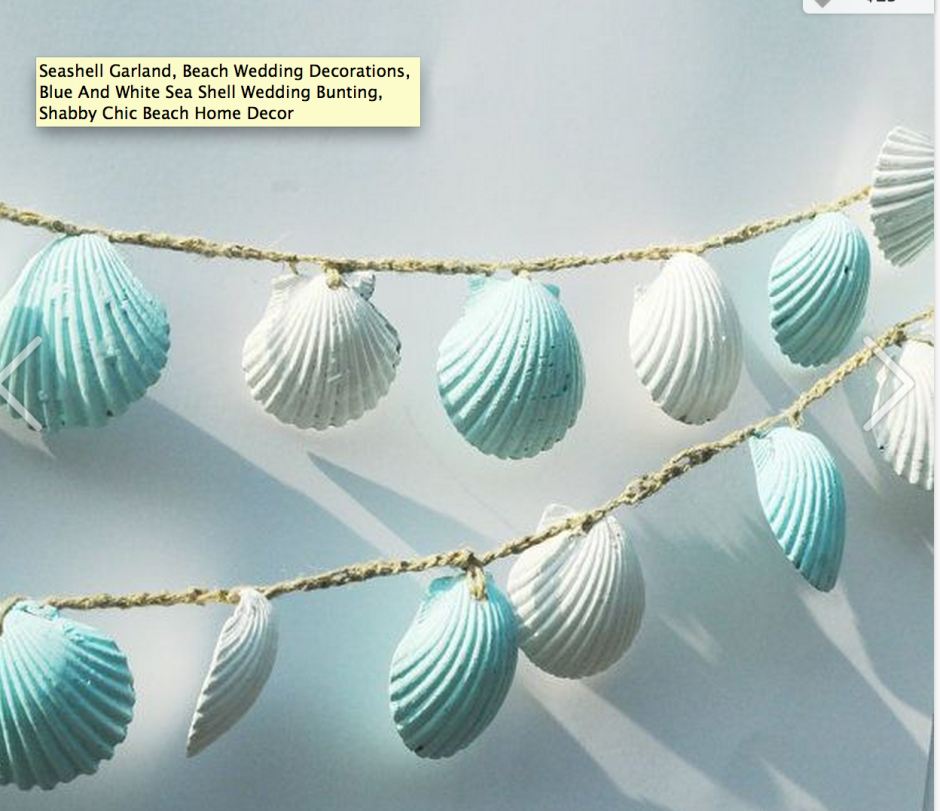 Декор из ракушек