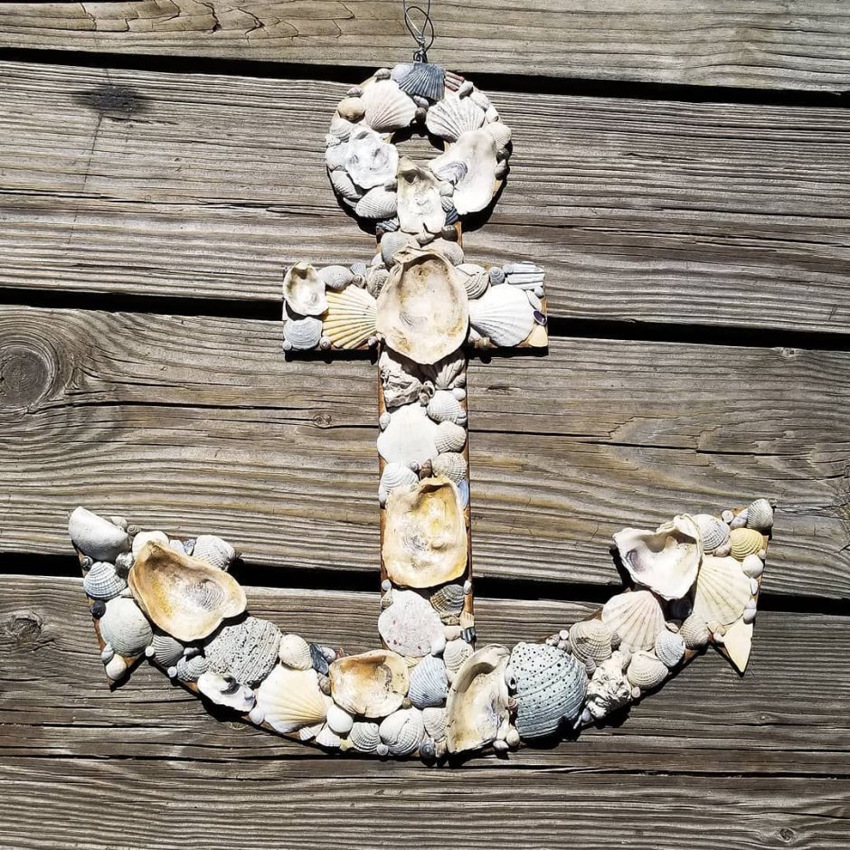 Украшения для сада из ракушек