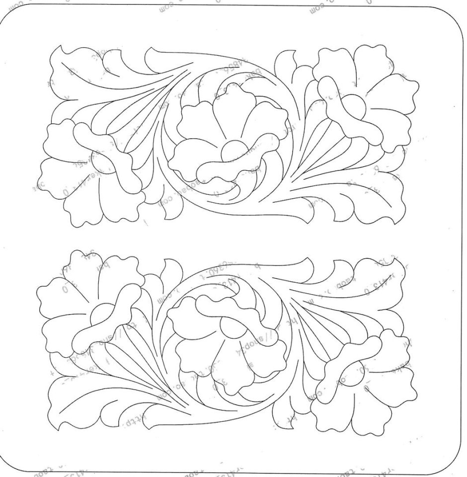 Шеридан тиснение орнаменты