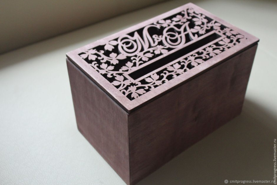 Ящик для денег деревянный