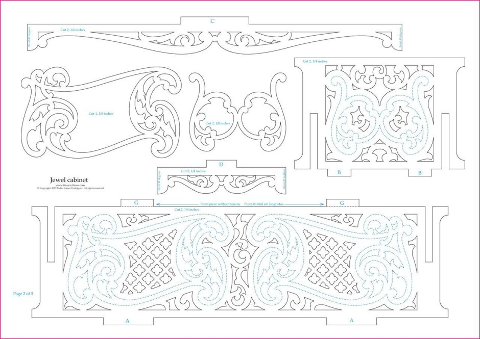 Чертежи для лазерного станка по дереву