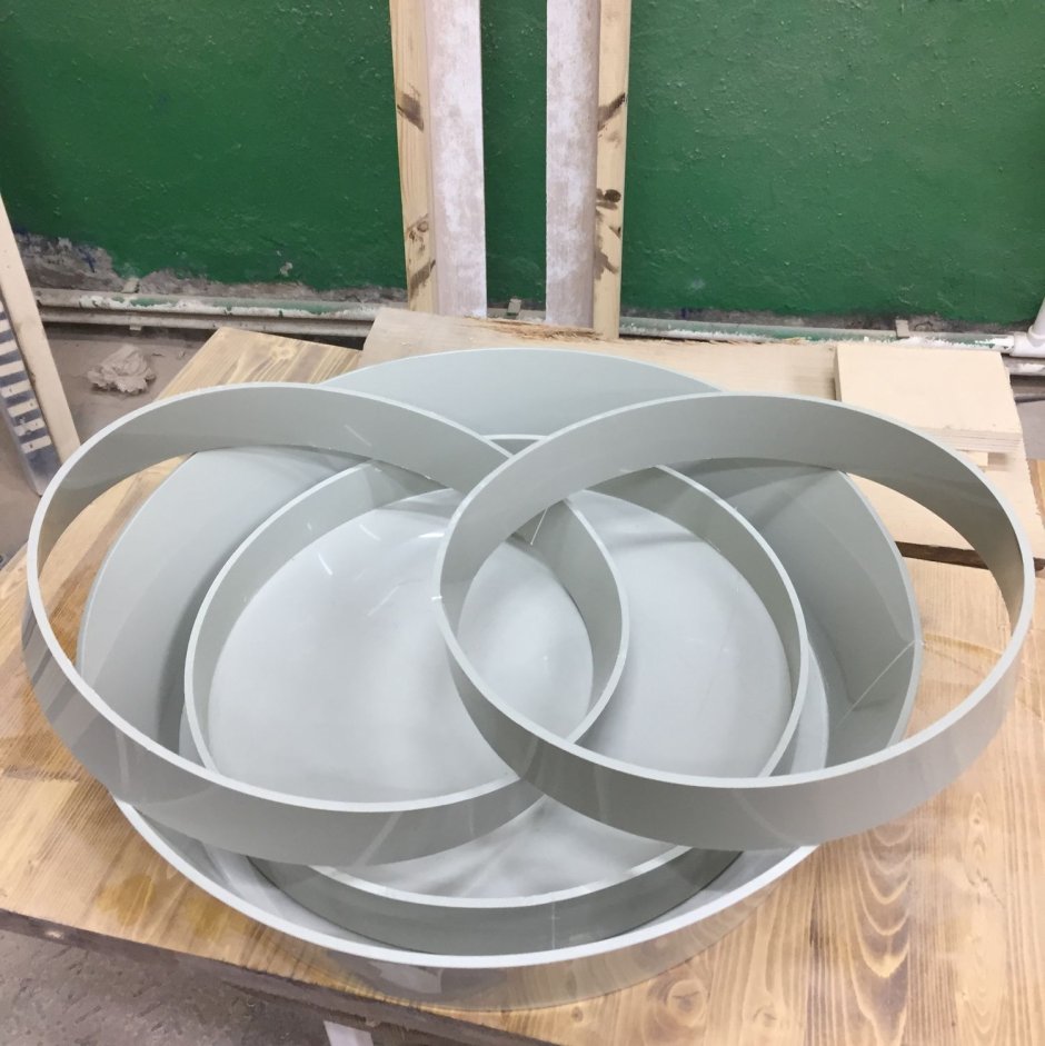 Круглая форма для заливки эпоксидной смолой