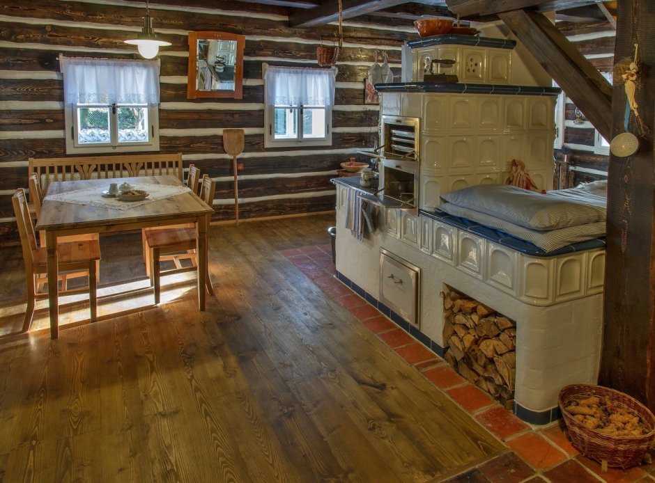 Дом пятистенок планировка с печкой