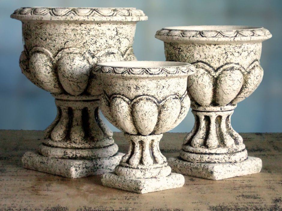 Вазон из шамота Меандр e324832