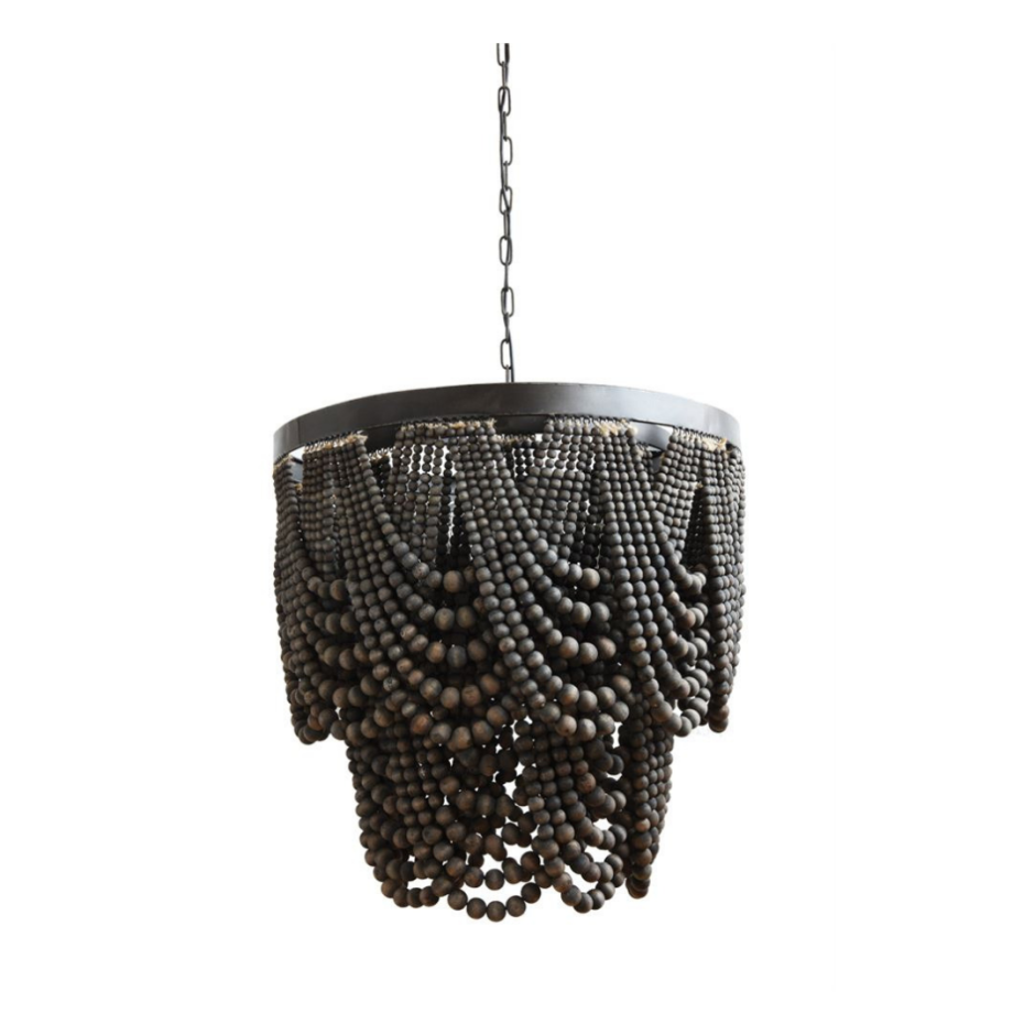 Люстра из бусин