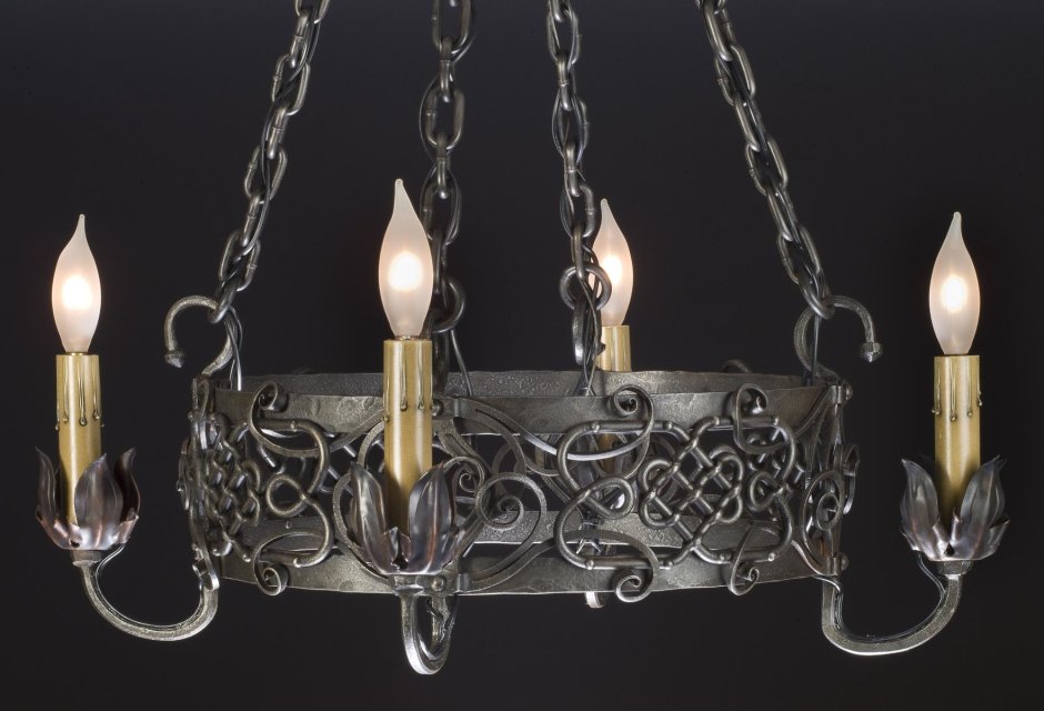 Кованая люстра Готика