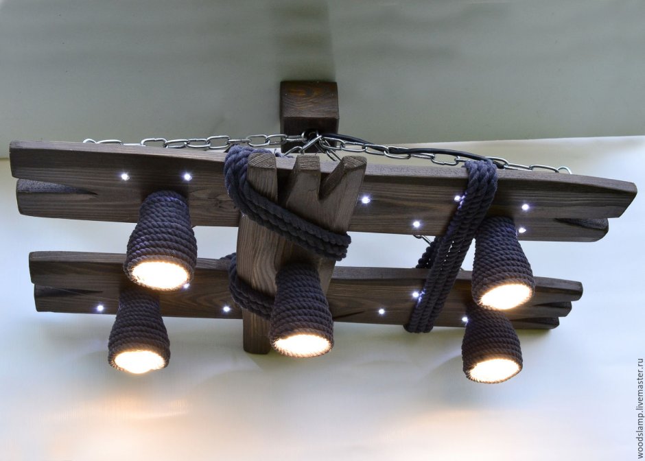 Самодельные люстры и светильники