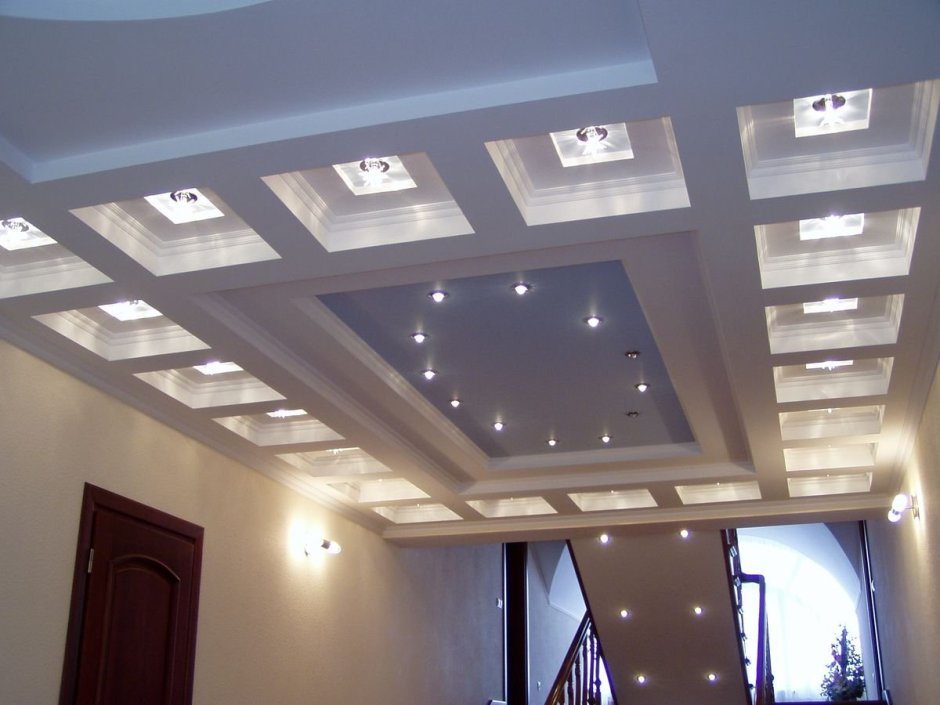 Потолок гипсокартон