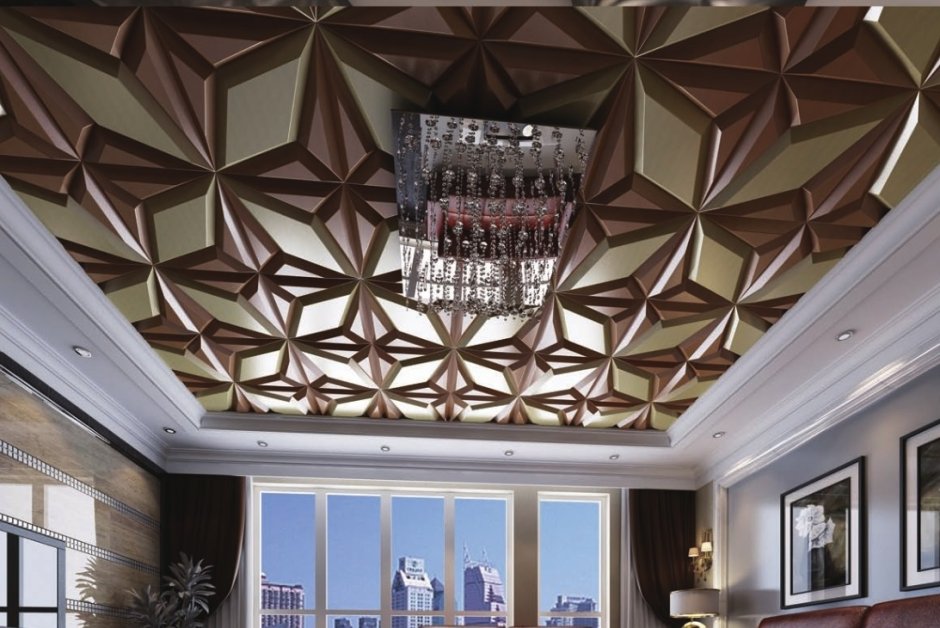 Потолок фасада декора