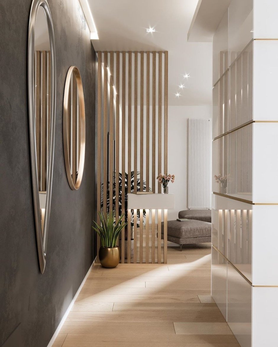 Рейки в коридоре