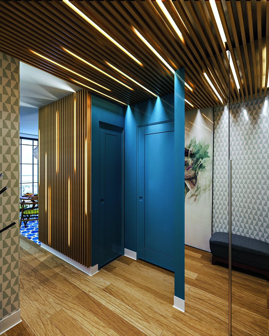 МДФ панель "вертикальные рейки" h2530