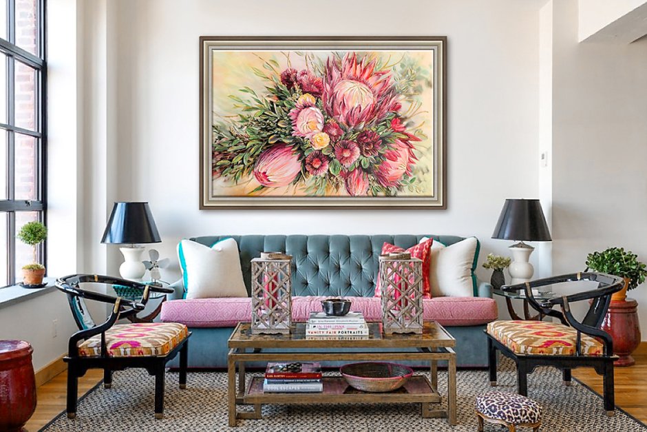 Репродукция в раме Hoff дерево