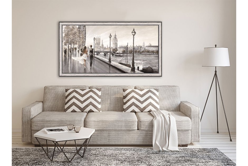 Макет картины в интерьере