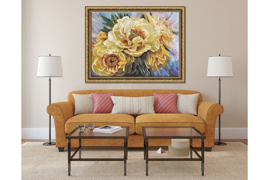 Репродукция Декарт пионы