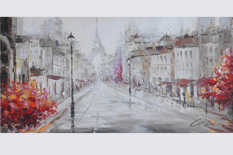 Картина Париж хофф