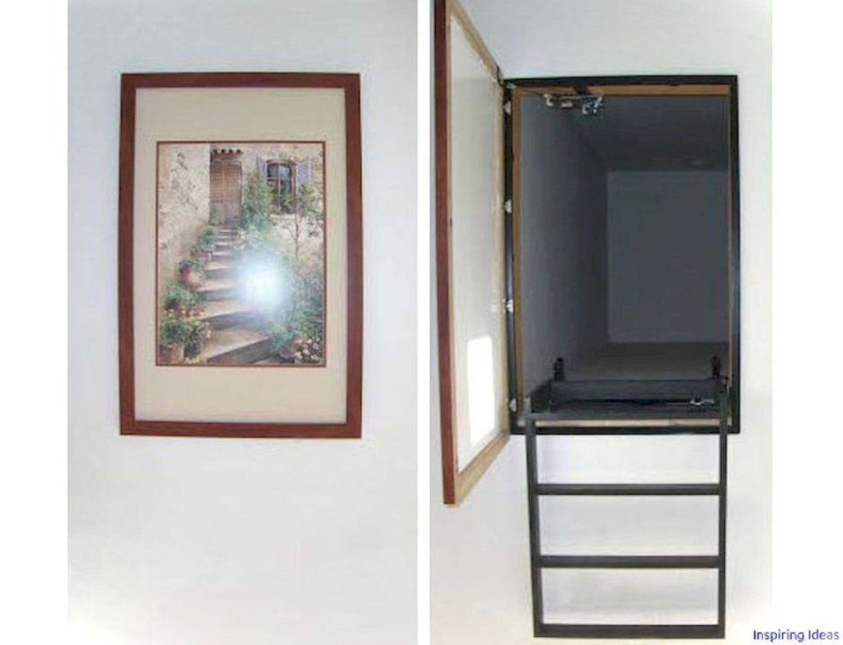 Потайная дверь за картиной