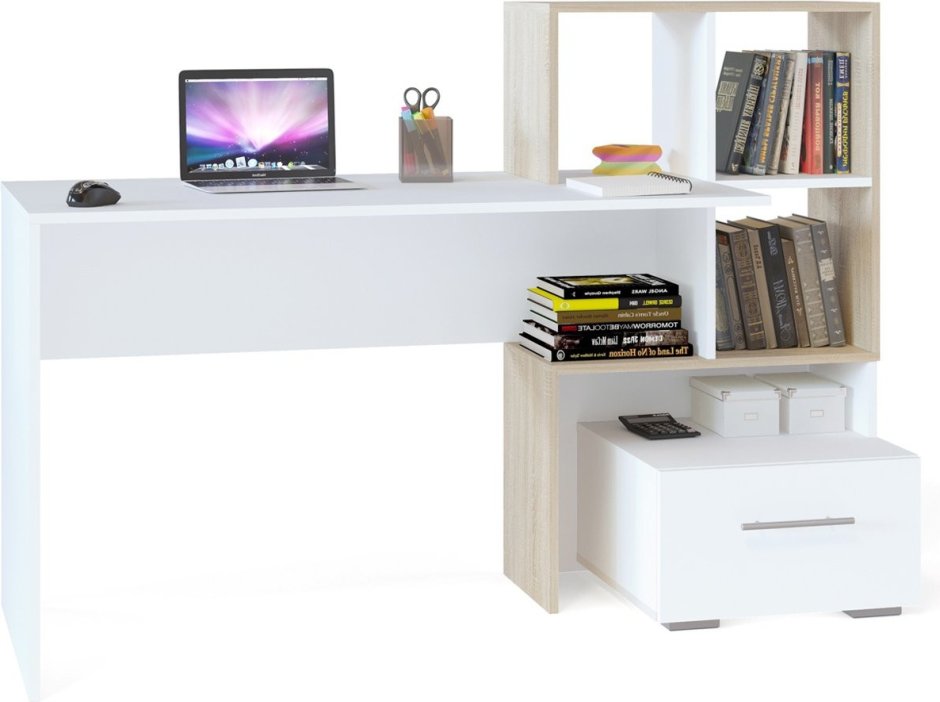 Стол письменный хофф белый